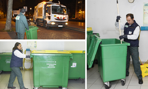 sortie poubelles copropriété